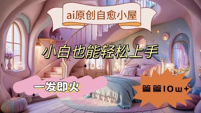 揭秘AI原创治愈小屋！轻松上手，一发即火，篇篇10w+赚翻天