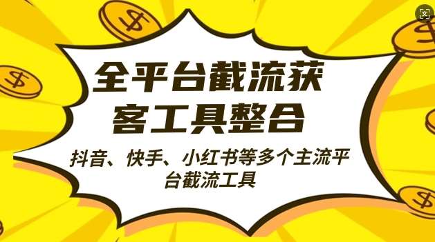 2024全平台截流获客神器整合：日引2000+精准客户，私域营销必备【揭秘】