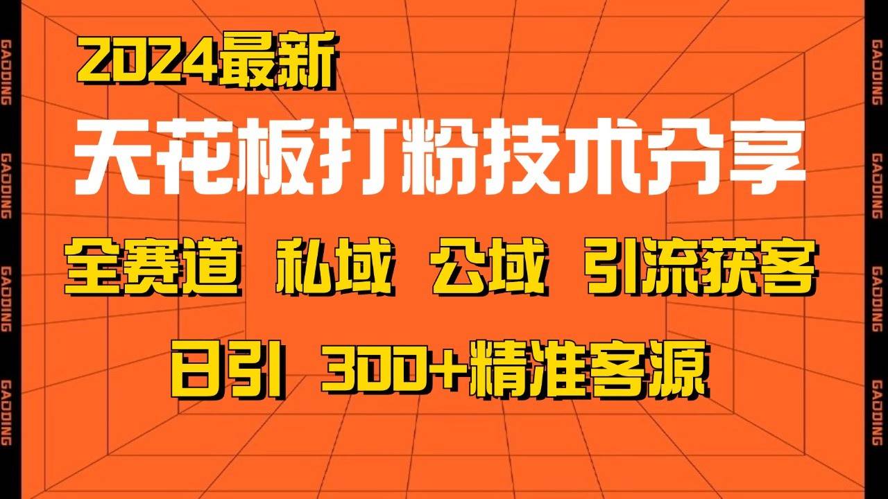 私域引流天花板技术揭秘：野路子曝光玩法，日引2000+精准客户实战教程